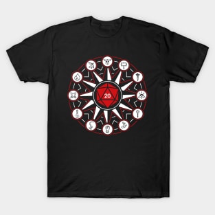 D20 Star - United We Stand - D&D T-Shirt